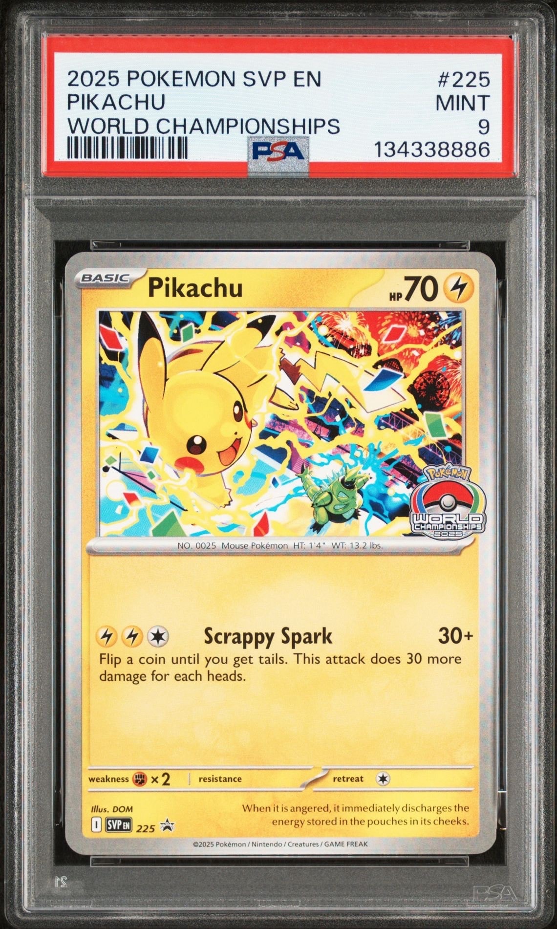 ピカチュウ P [SVP EN 225]【英語版】(プロモーションカード「2025