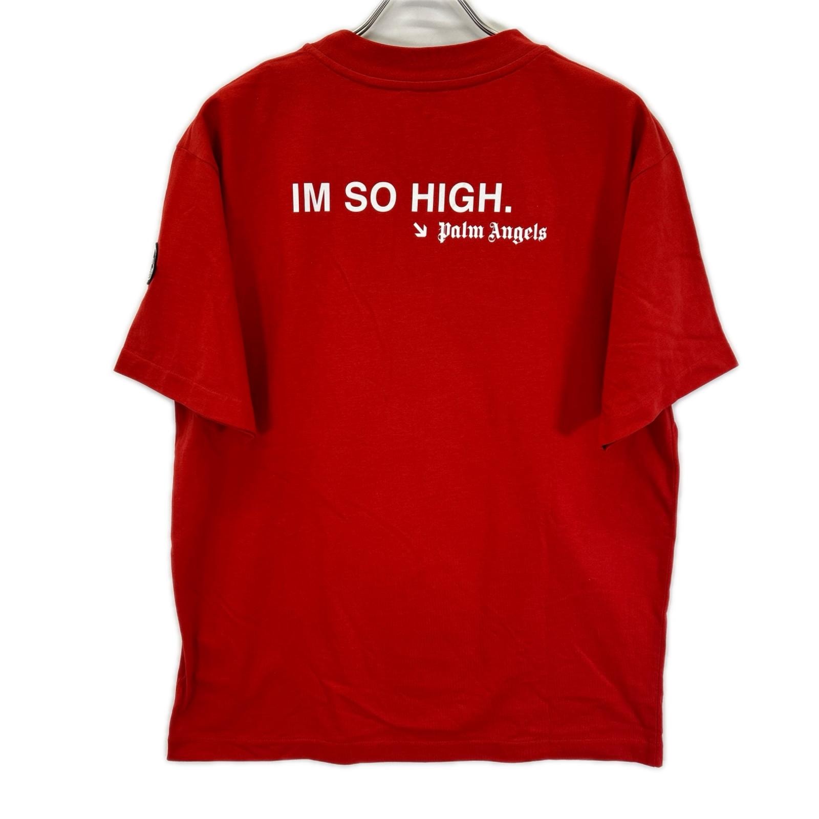 モンクレール 18年 x Palm Angels レッド マグリアTシャツ
