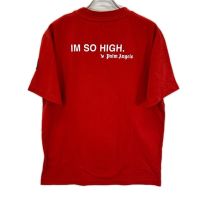 モンクレール 18年 x Palm Angels レッド マグリアTシャツ