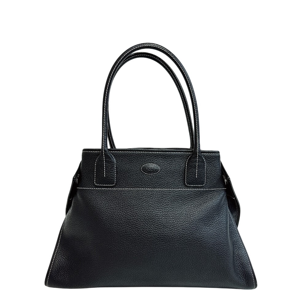 トッズ TOD’S ハンドバッグ ジレリ 2WAYバッグ トートバッグ ショルダー ブラック