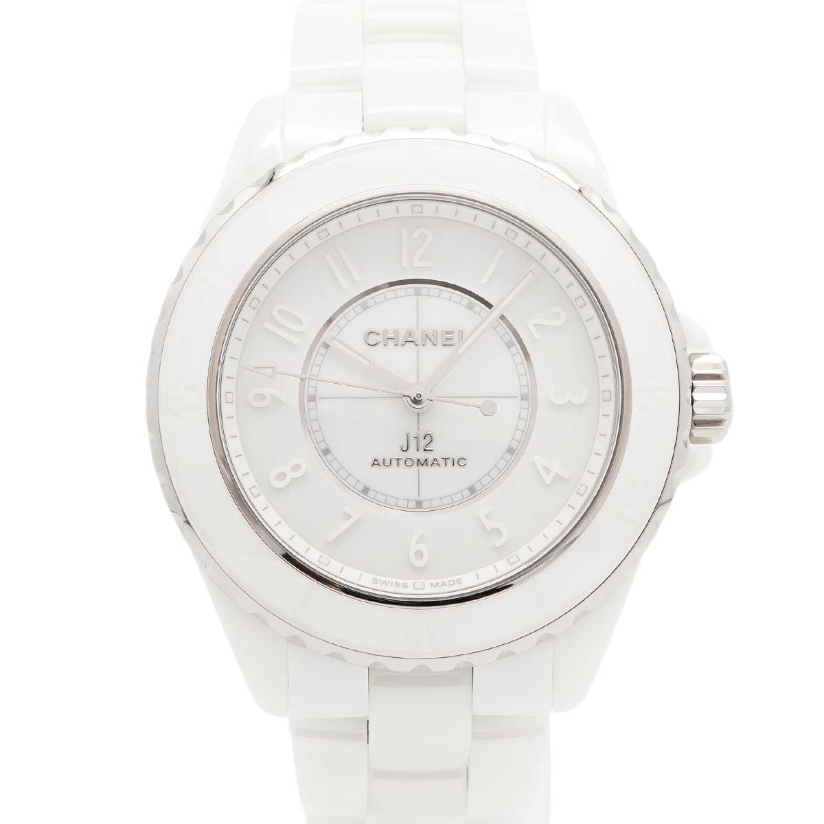 【6wdd0286】シャネル J12 ファントム H6186 白文字盤【中古】腕時計 メンズ