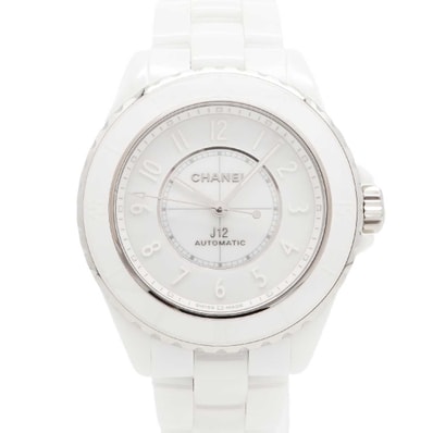 【6wdd0286】シャネル J12 ファントム H6186 白文字盤【中古】腕時計 メンズ