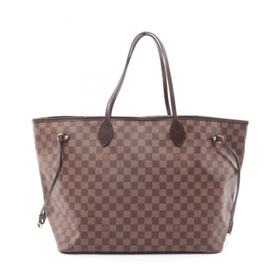 ルイ・ヴィトン LOUIS VUITTON ネヴァーフルGM トートバッグ バッグ PVCコーティングキャンバス レザー ダミエ エベヌ レディース ブラウン系 N51106 【中古】