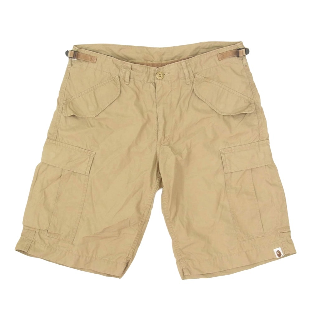 A BATHING APE アベイシングエイプ 1930-153-009 カーゴ ショート ハーフ パンツ ブラウン系 XL【中古】