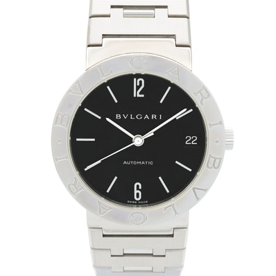 ブルガリ BVLGARI ブルガリ ブルガリ 腕時計 時計 ステンレススチール メンズ ブラック系 BB33SS 【中古】