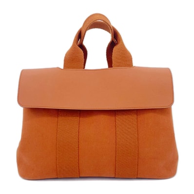 HERMES エルメス ヴァルパライソ ハンドバッグ
キャンバス レザー ブラウン レディース
【中古】