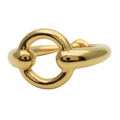 【中古】 エルメス スカーフリング モー メタル ゴールド GP アクセサリー メッキ レディース 女性 HERMES