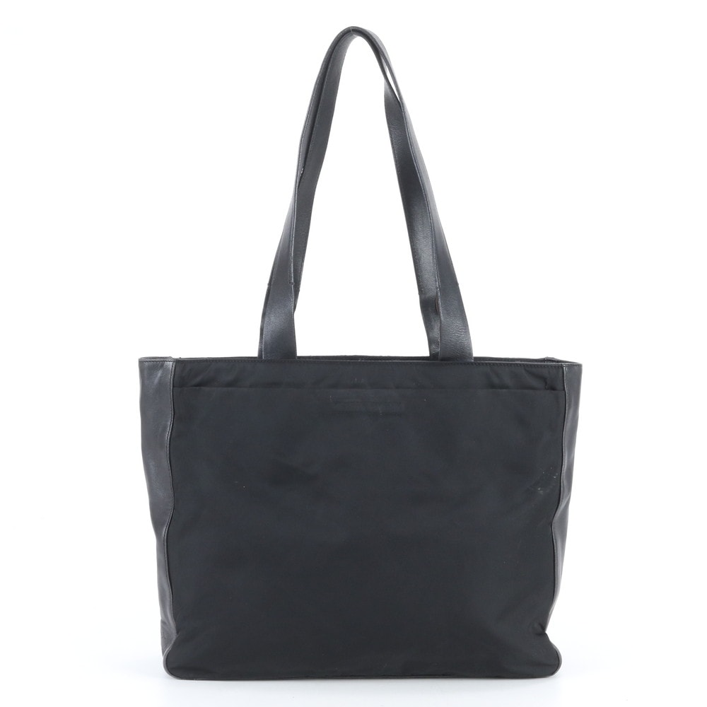 プラダ テスート ナイロントート バッグ レザー×ナイロン