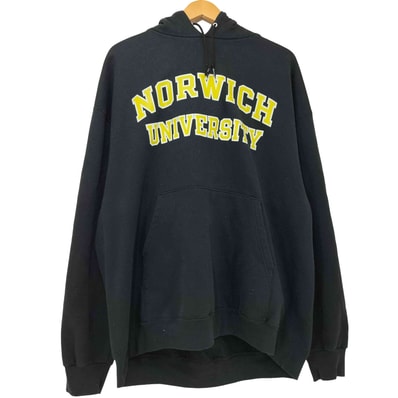 00s NORWICH UNIVERSITY カレッジロゴ プルオーバー パーカー【1140849949357】
