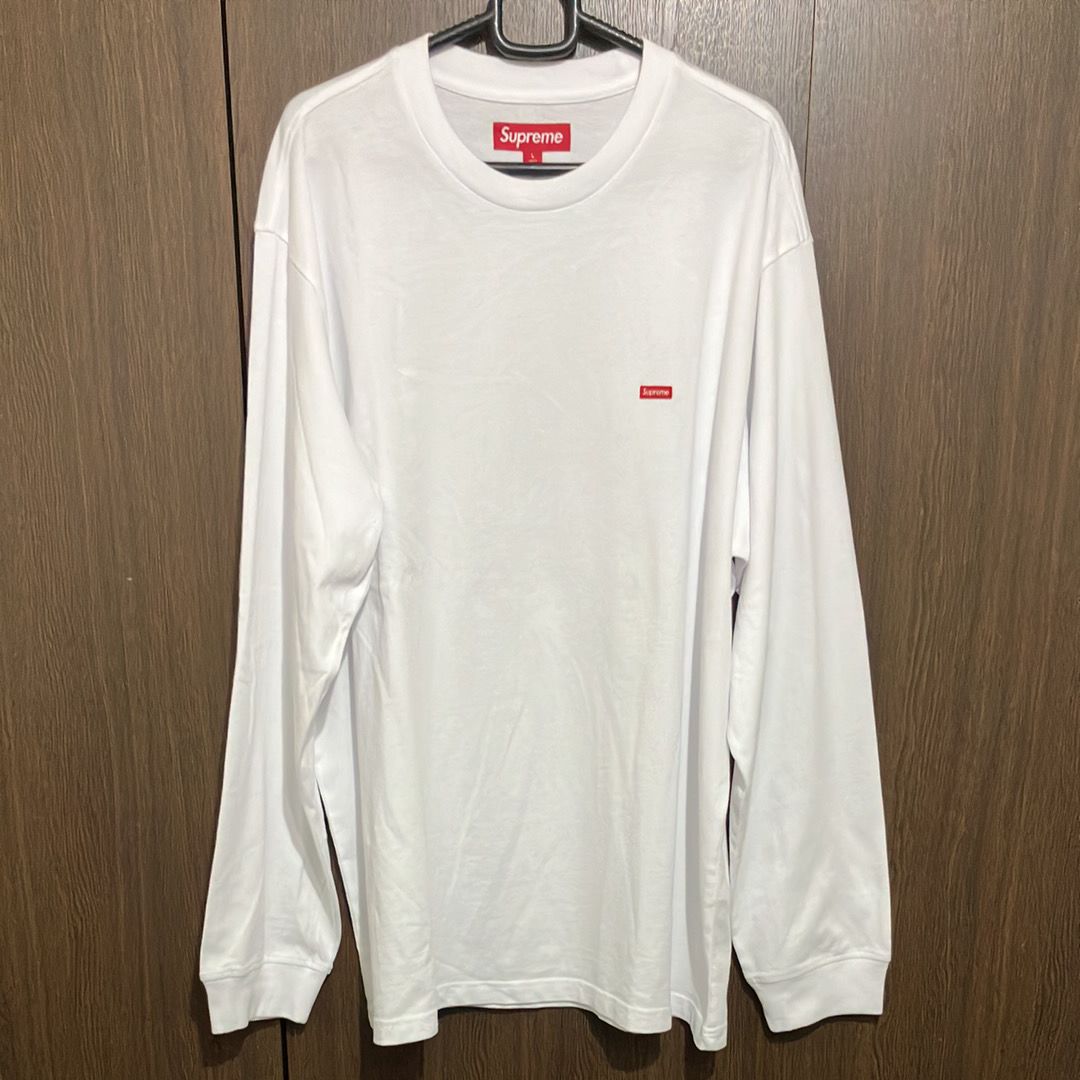 Supreme Small Box L/S Tee "White" (24FW)