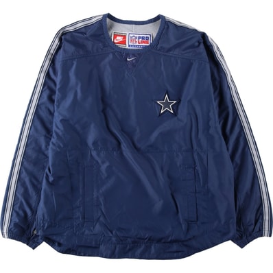 古着 90年代 ナイキ NIKE TEAM NFL DALLAS COWBOYS ダラスカウボーイズ ウォームアッププルオーバー メンズL相当 ヴィンテージ/eaa630946