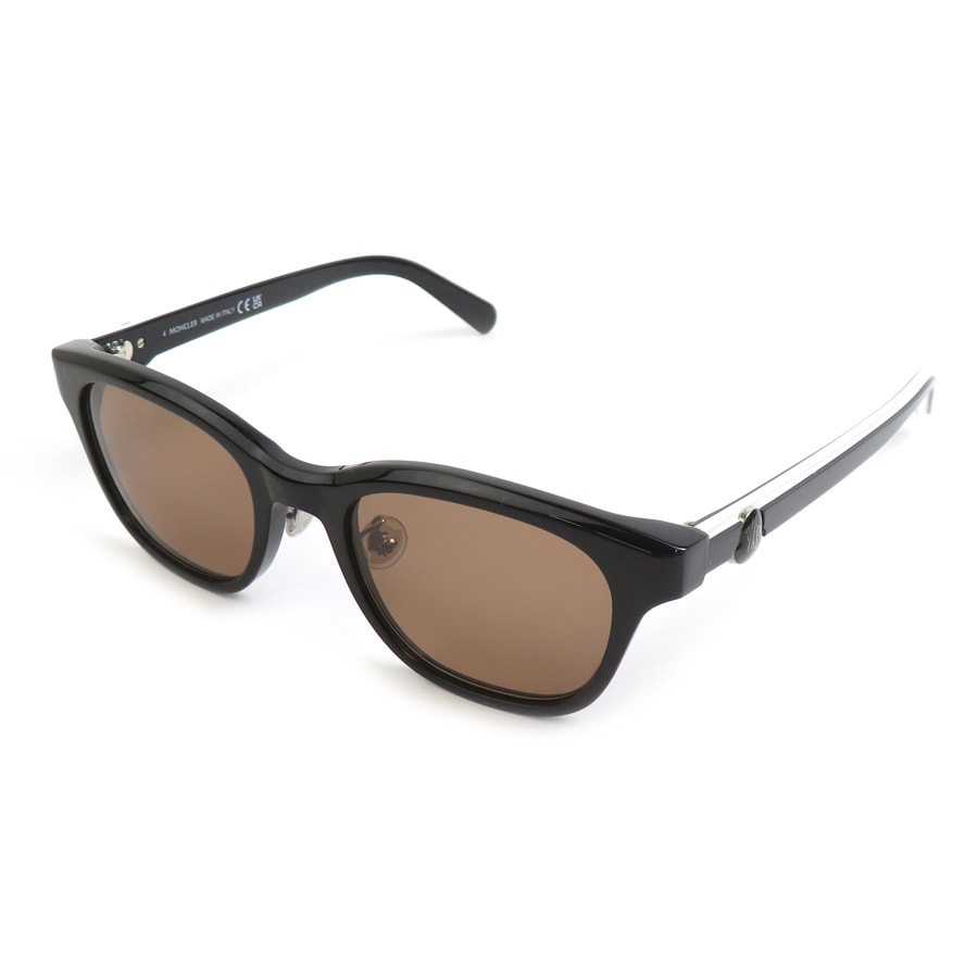 モンクレール MONCLER サングラス プラスチック ブラック×ホワイト ユニセックス【中古】 h31640k