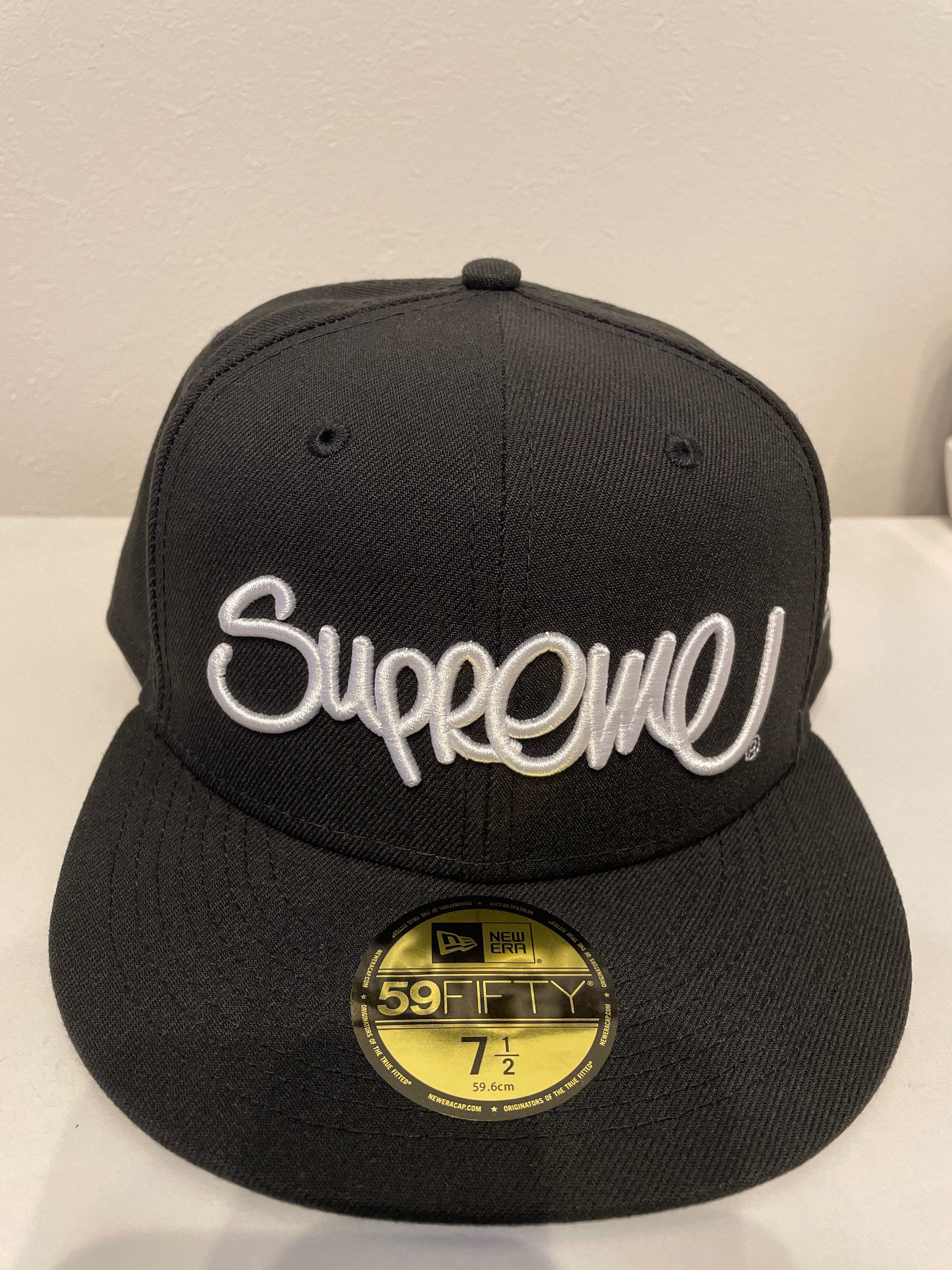Supreme Handstyle New Era "Black"
