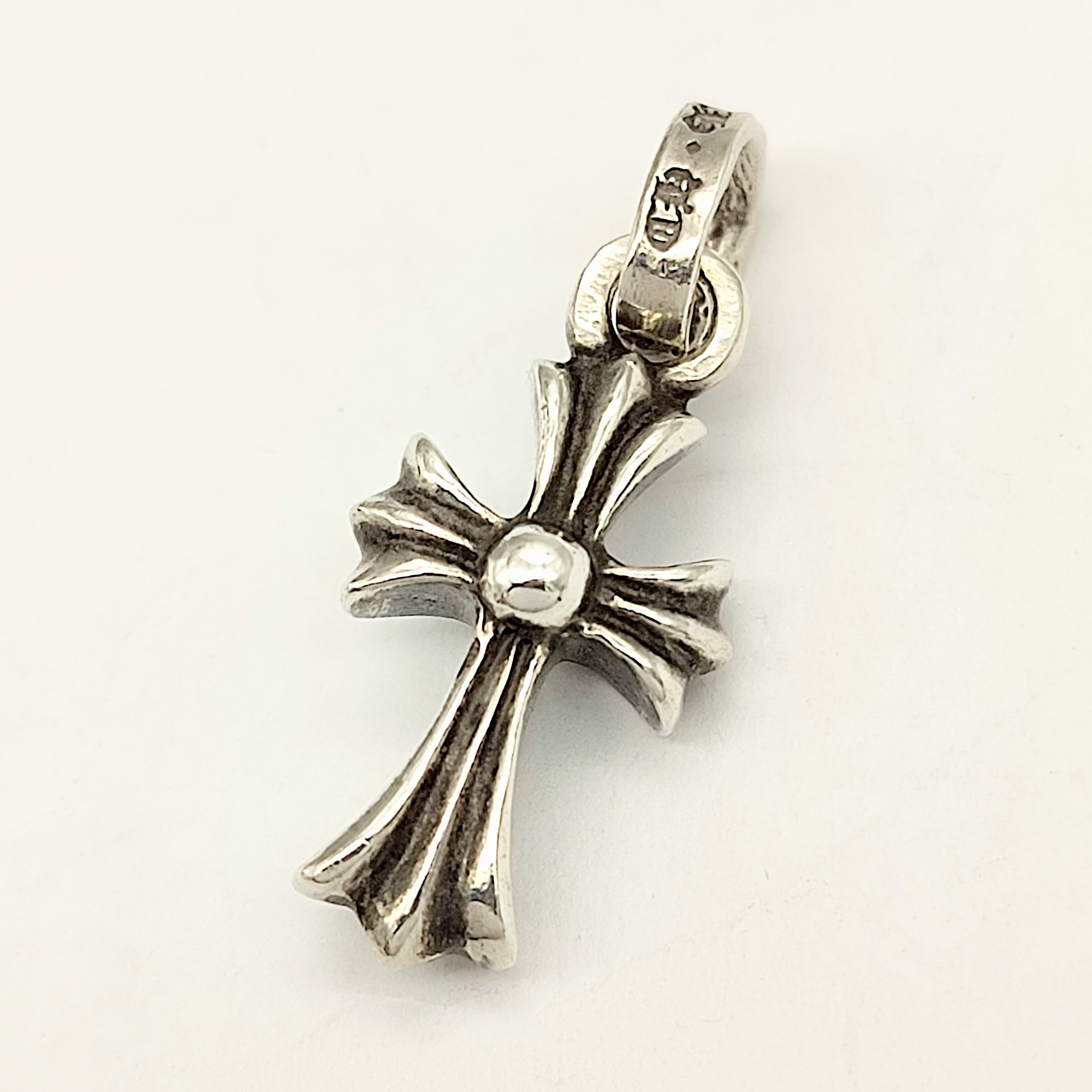 【美品】CHROME HEARTS クロムハーツ ベビーファットクロス ペンダントトップ SILVER シルバー925 2.37g