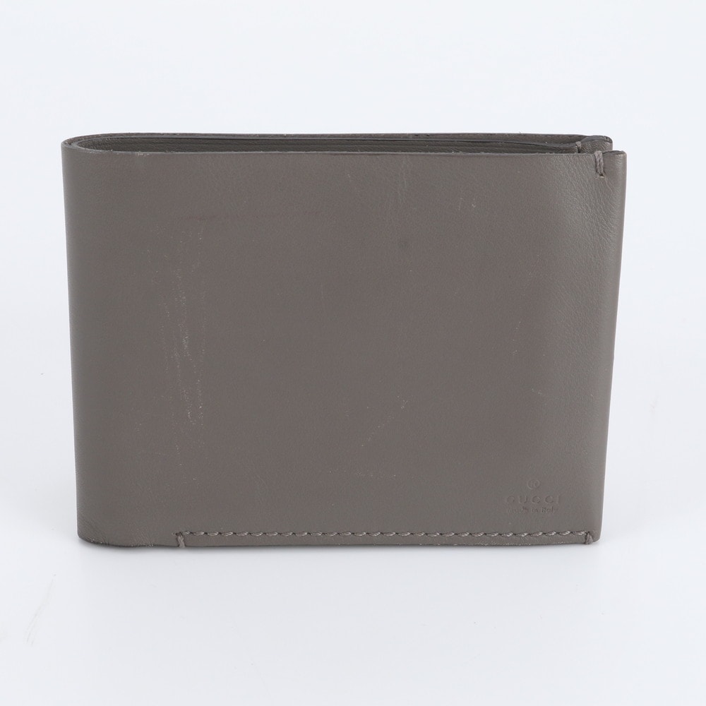 ■美品 グッチ368365 二つ折り 財布 レザー