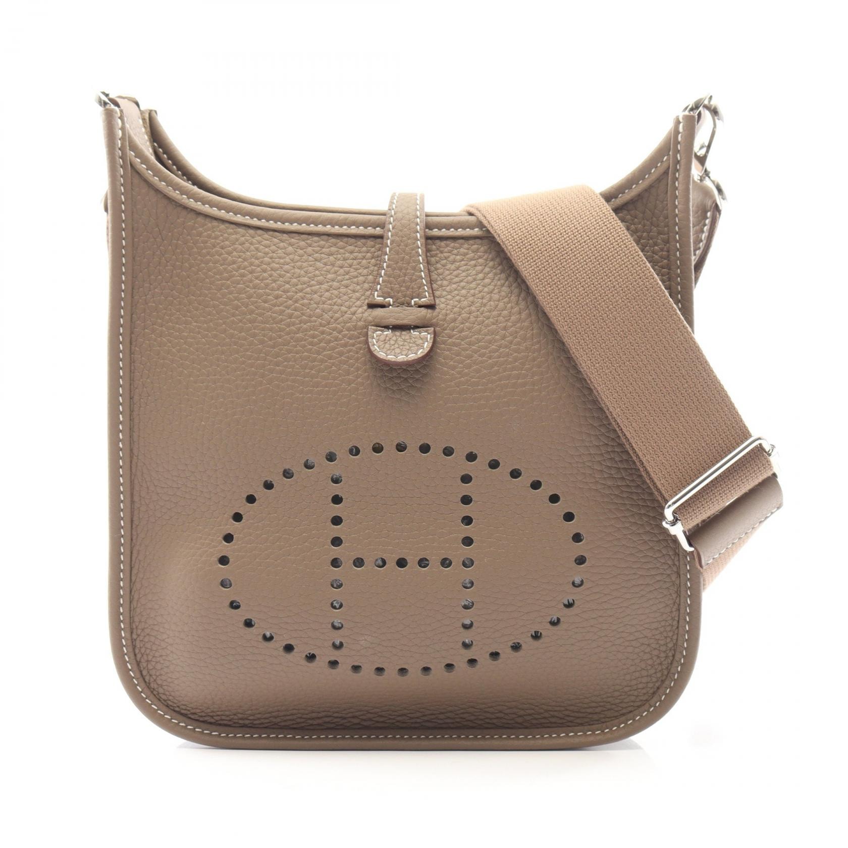 エルメス HERMES エヴリン23 ショルダーバッグ バッグ トリヨンクレマンス トリヨンクレマンス エトゥープ レディース ベージュ系 【中古】