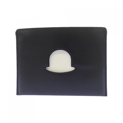 デルボー DELVAUX BOWLERHAT TROMPEL'OEIL CARD CASE