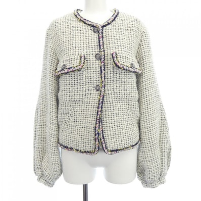 シャネル CHANEL ノーカラージャケット