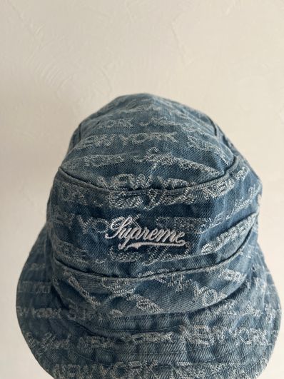 Supreme Multi Type Jacquard Denim Crusher "Blue"