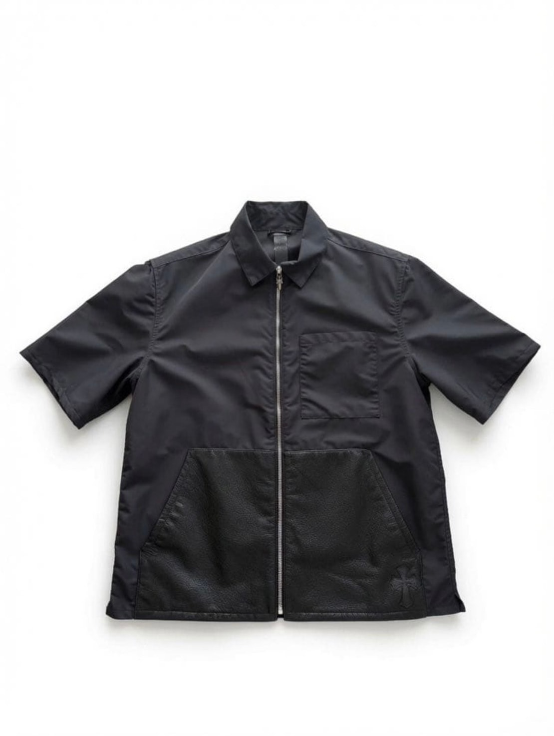 CHROME HEARTS カーペンターレザーポケットナイロンジップ