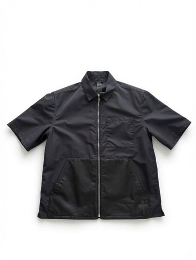CHROME HEARTS カーペンターレザーポケットナイロンジップ