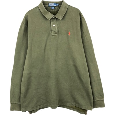古着 ラルフローレン Ralph Lauren POLO by Ralph Lauren 長袖 ポロシャツ メンズXXL相当/eaa648093