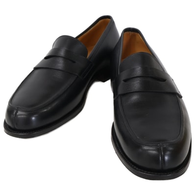 ジョンロブ 【美品】キャンパス 3198ラスト レザー ペニー ローファー 7E