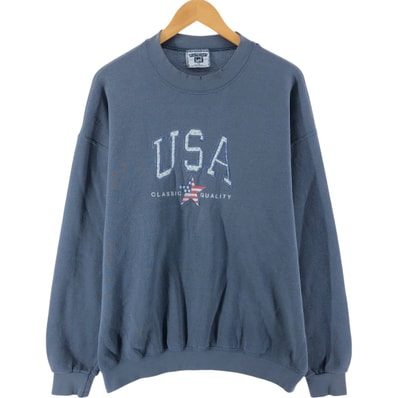 古着 90年代 リー Lee HEAVY WEIGHT プリントスウェットシャツ トレーナー USA製 メンズXL相当 ヴィンテージ/eaa531549