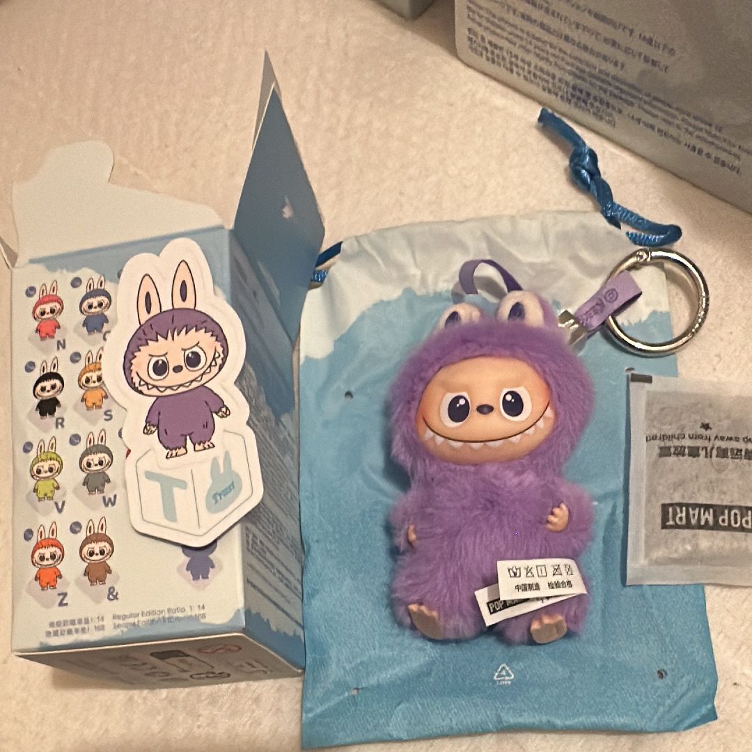 POP MART THE MONSTERS (LABUBU) Pin for Love Series-Vinyl Plush Pendant (N-Z) T