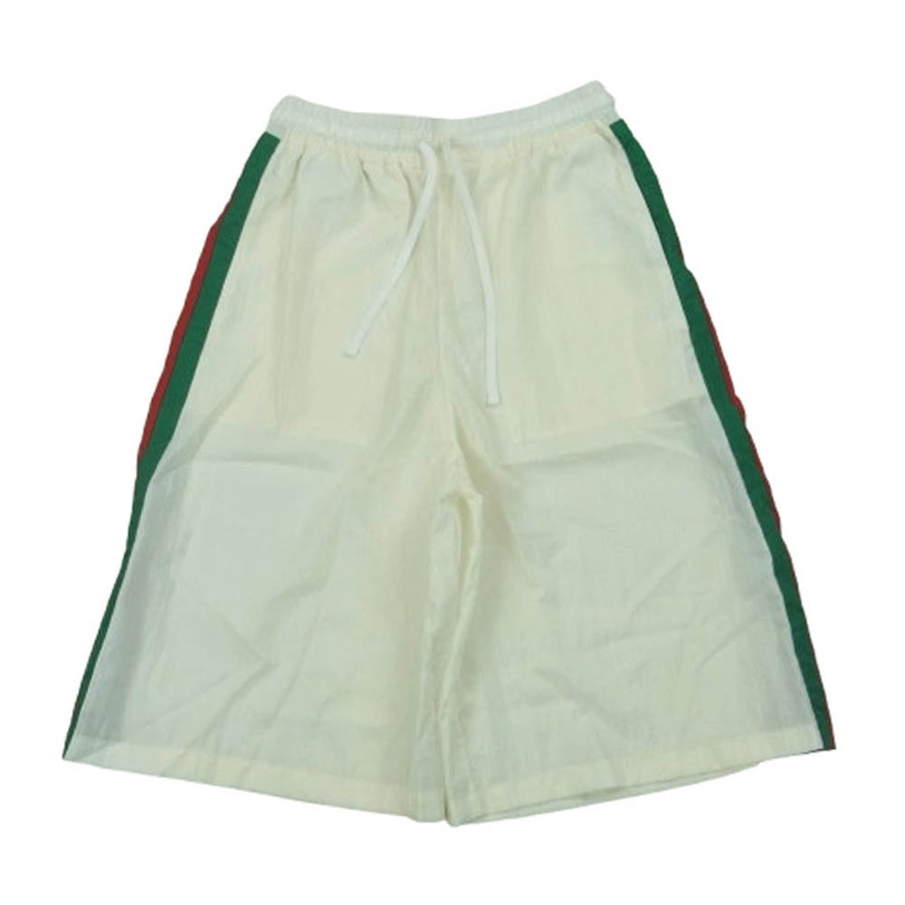 GUCCI グッチ ショートパンツ 678653XJDYH BERMUDA Technical nylon shorts テクニカル ナイロン ショーツ ハーフ パンツ オフホワイト系 XS【美品】【中古】