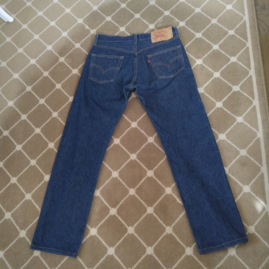 Levi's 501 Button-Fly Straight Jeans "One Wash"