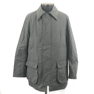 90s-00s★BEAMS/ビームス★コットン/ステンカラーコート/アウター【Mens size -M/チャコールグレー】両内ポケット◆BC467W