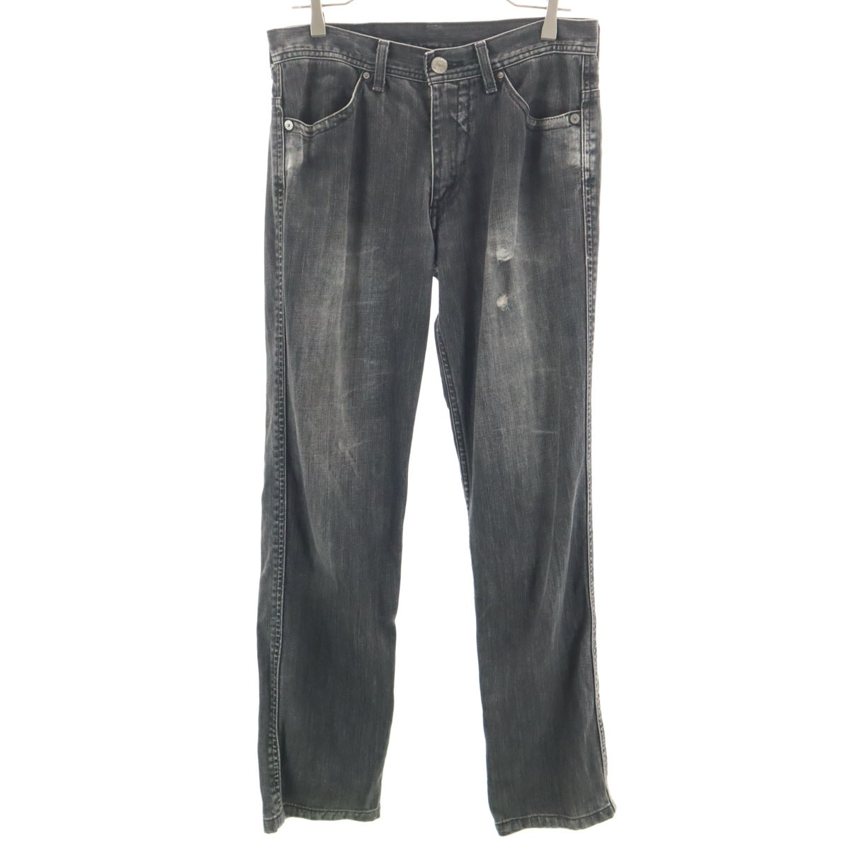 Levi's リーバイス 日本製 ストレートデニムパンツ W31 グレー ジーンズ