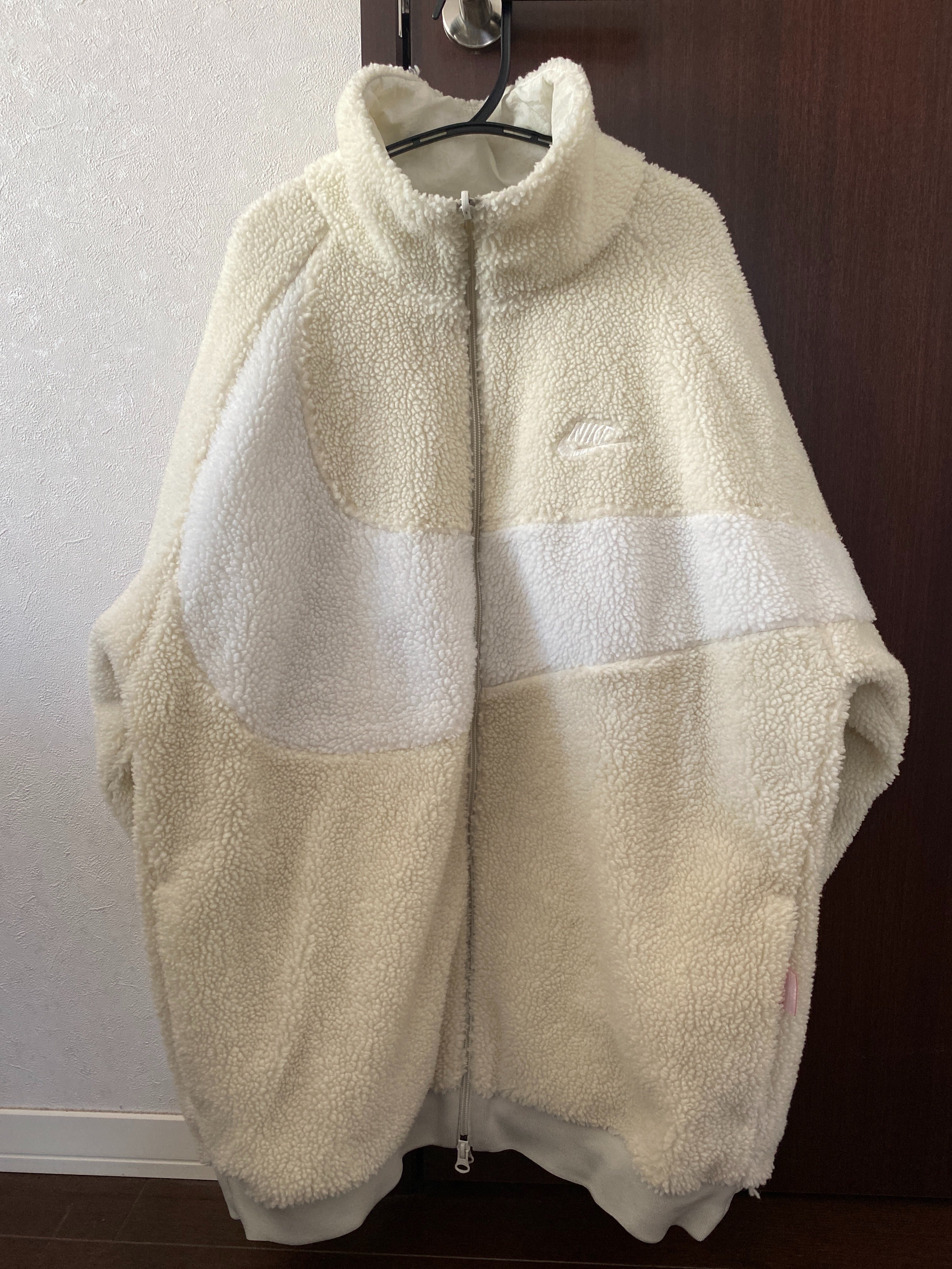 Nike Big Swoosh Boa Jacket "Light Bone/Sail"