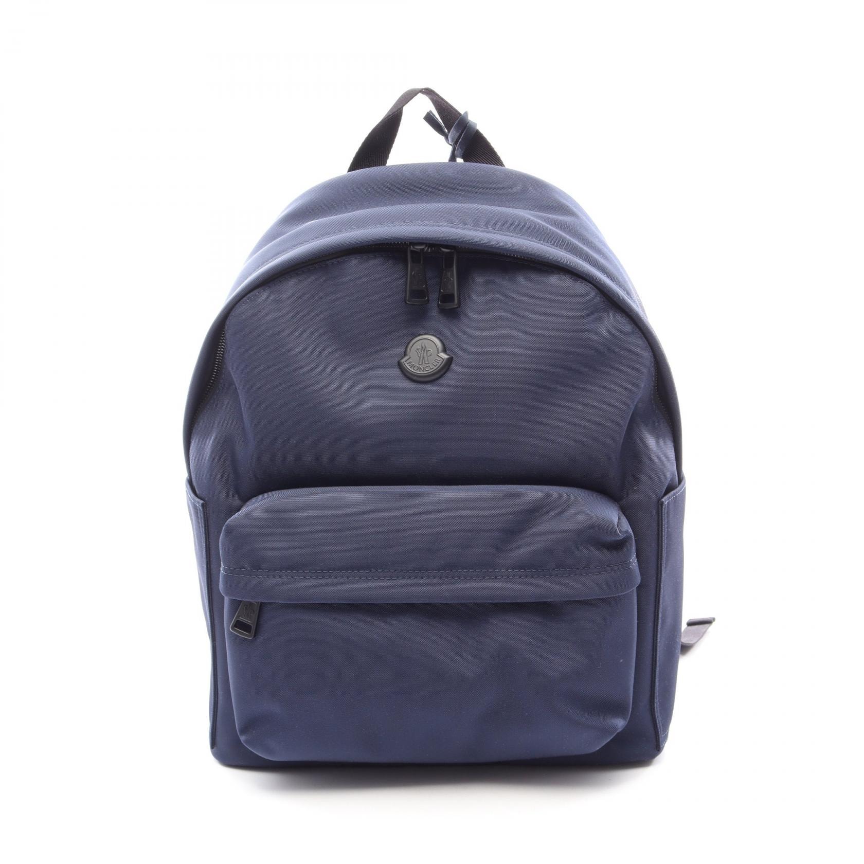 モンクレール MONCLER NEW PIERRICK リュックサック バックパック バッグ ナイロン レザー メンズ ネイビー系 / ブラック系 K209A 5A00009M775576 【新品】