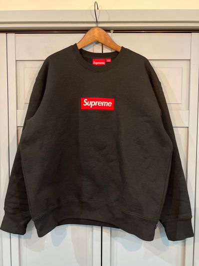 Supreme Box Logo Crewneck "Black" (22FW)