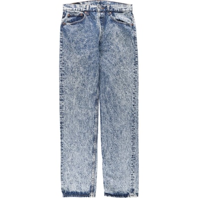 古着 90年代 リーバイス Levi's 501-0108 ケミカルウォッシュ ストレートデニムパンツ USA製 メンズw31相当 ヴィンテージ/eaa668284
