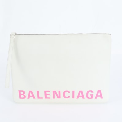 ■極美品 バレンシアガ594350 セカンドバッグ レザー