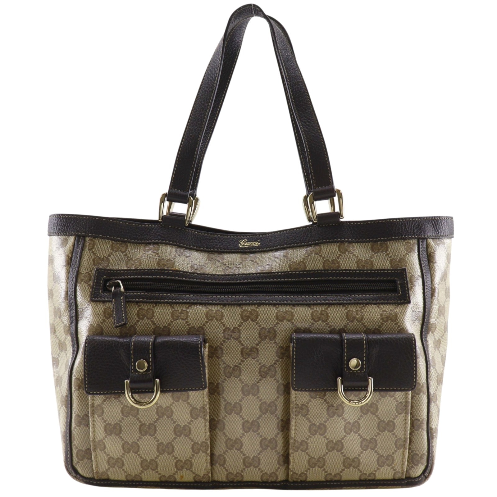 美品 GUCCI グッチ トートバッグ GGクリスタル ショルダーバッグ C (やや傷や汚れあり)】グッチ GGクリスタル アウトレット 268639