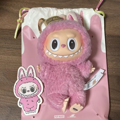 POP MART THE MONSTERS (LABUBU) Exciting Macaron Plush Series LYCHEE BERRY