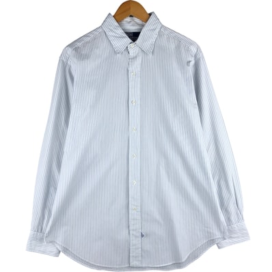古着 ラルフローレン Ralph Lauren POLO by Ralph Lauren 長袖 ストライプシャツ メンズL相当/eaa595098