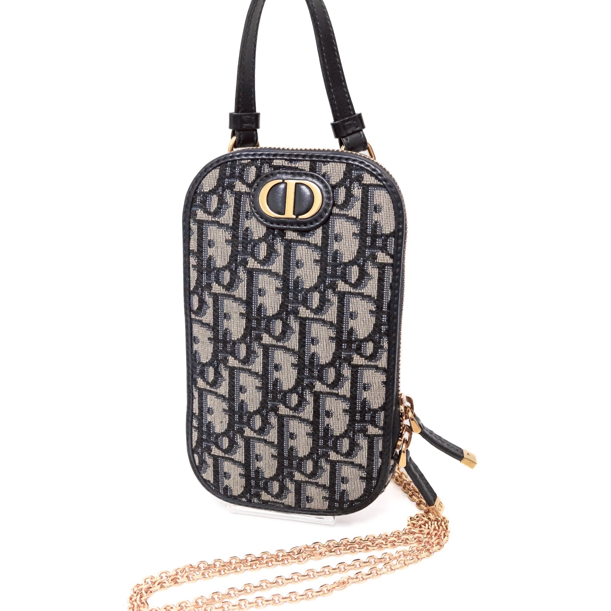 Dior 30 Montaigne Phone Holder "Blue"