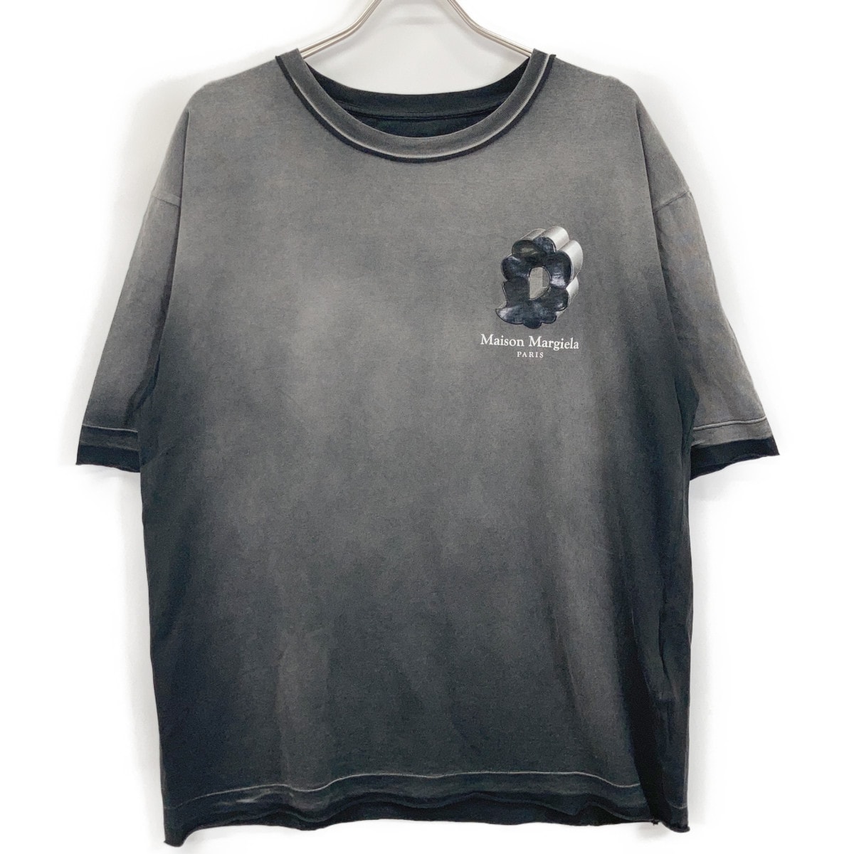メゾンマルジェラ S50GC0670 バブルロゴ グラデーションTシャツ XS
