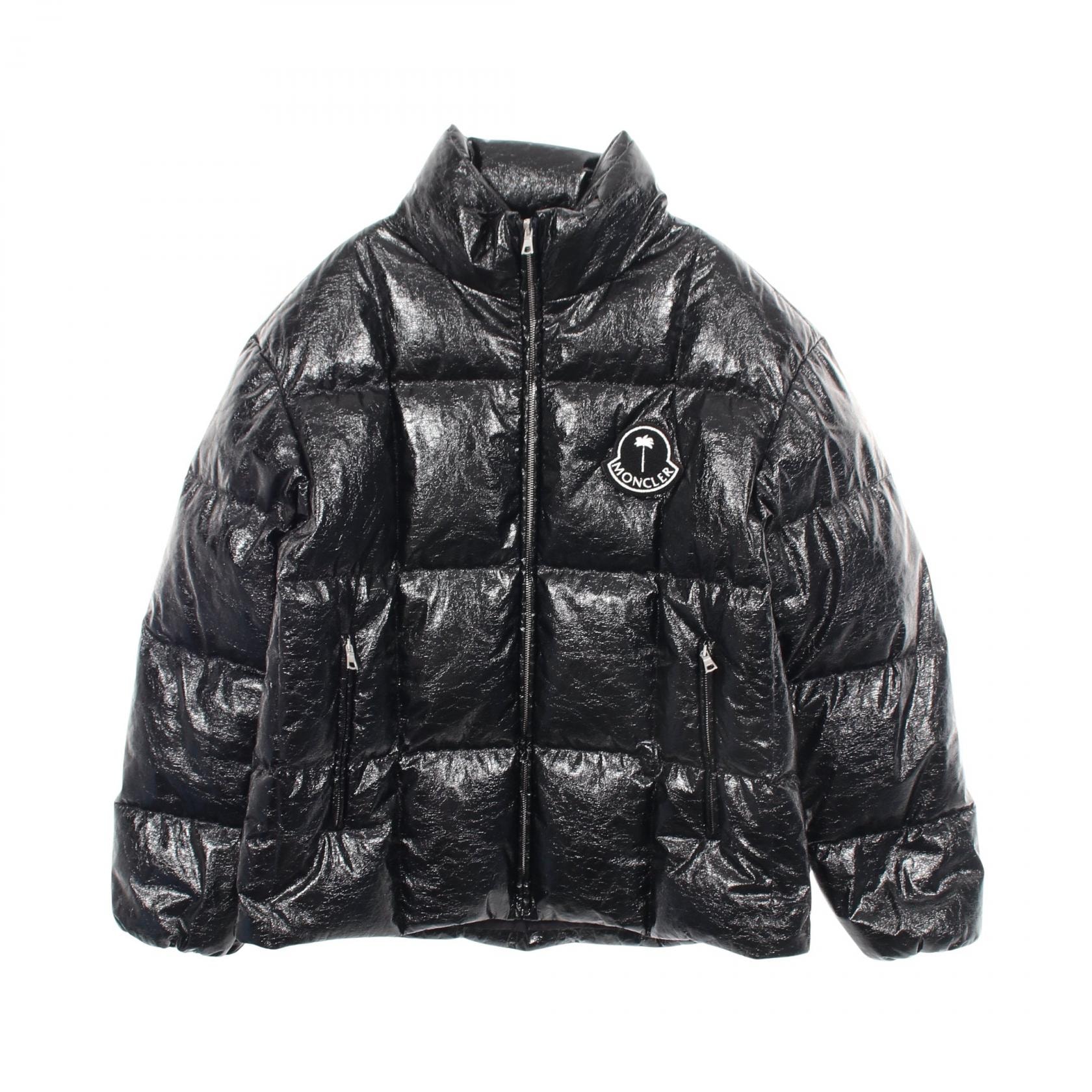 モンクレール MONCLER MONCLER GENIUS 8 PALM ANGELS SIMOOM ダウンジャケット 衣料品 アウター ポリエステル メンズ ブラック系 【中古】