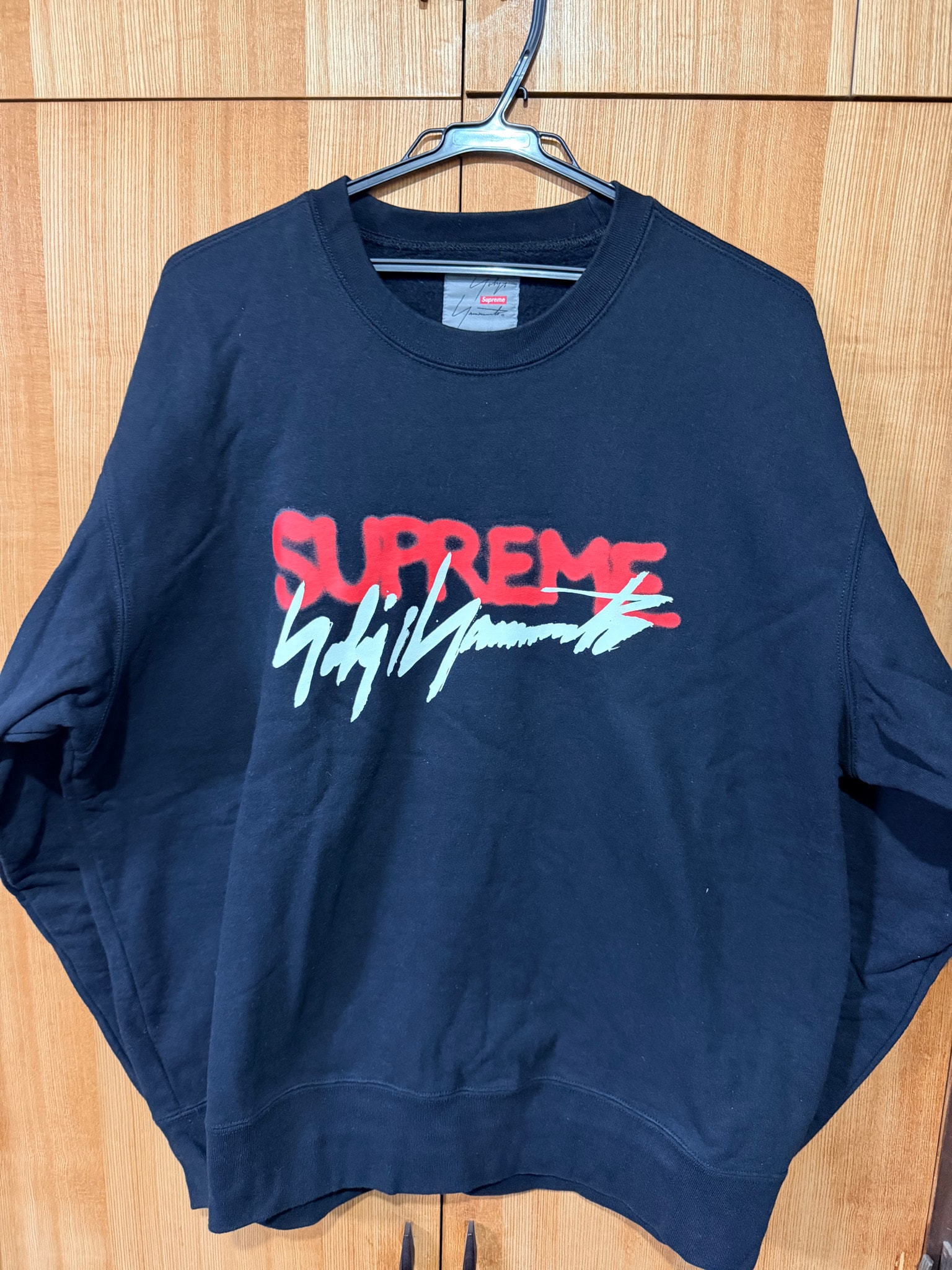 Supreme x Yohji Yamamoto Crewneck "Black"