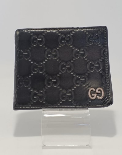 GUCCI Signature Coin Wallet "Black"