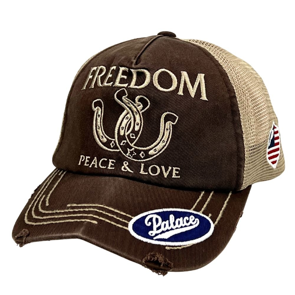 PALACE パレス 25AW FREEDOM DISTRESSED TRUCKER メッシュキャップ 52836
