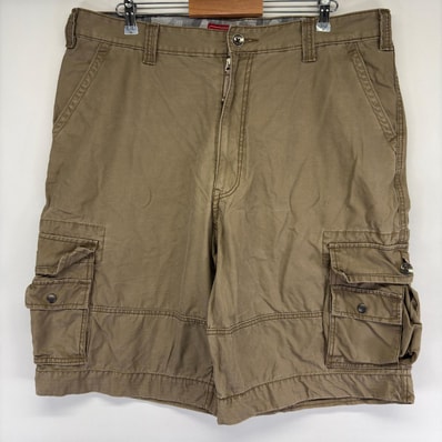 古着 リーバイス Levi's ショートパンツ カーゴパンツ サイドポケット ハーフパンツ 大きいサイズ チノパン w40 ブラウン系 メンズ