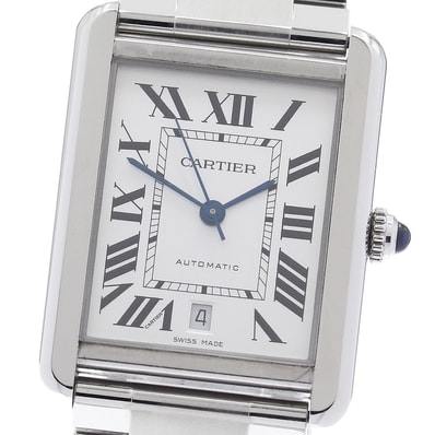 ★保 カルティエ タンクソロ XL デイト W5200028 メンズ 【中古】