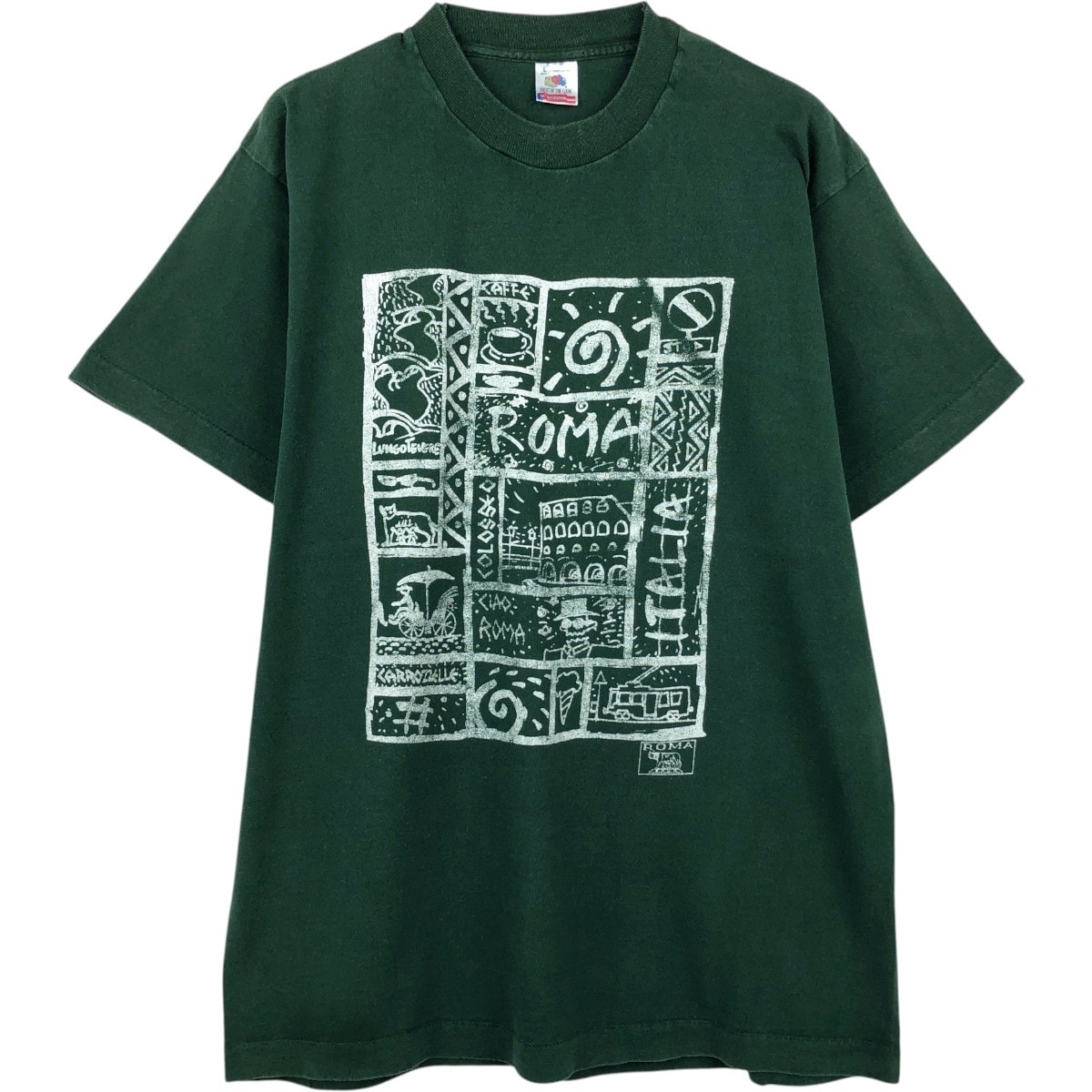 古着 90年代 フルーツオブザルーム FRUIT OF THE LOOM アートTシャツ USA製 メンズL相当 ヴィンテージ/eaa663925